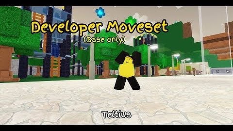 Original Moveset: The Developer | Jujutsu Shenanigans