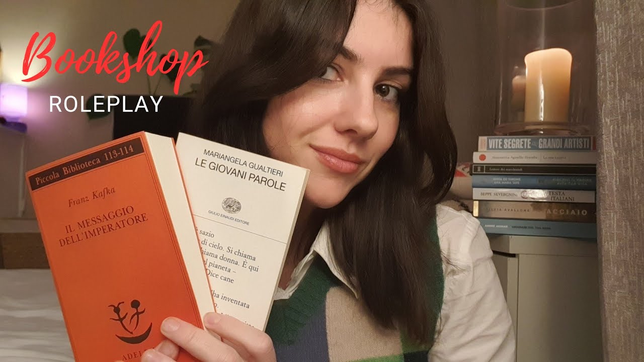 BENVENUTO NELLA MIA LIBRERIA 📚 ASMR ITA | soft spoken