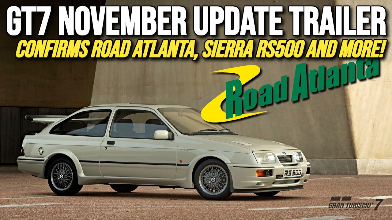 GT7 November Update: Three New Cars and the Road Atlanta Track