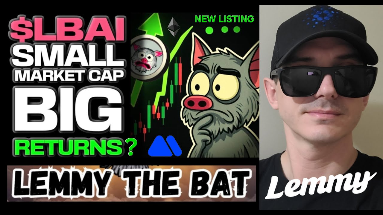 $LBAI - LEMMY THE BAT TOKEN CRYPTO COIN HOW TO BUY LBAI MEMECOIN MEXC GLOBAL ETH ETHEREUM UNISWAP AI