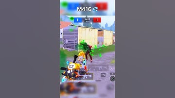 M416 1v1 😱 #tdm #m416 #bgmi #pubg