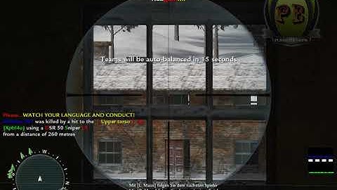 CoD2 sniper server wallhack and norecoil hack player Kaugummi