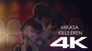 [4K] Eren Death | Attack on Titan Final Season Part 3 - Eng Sub