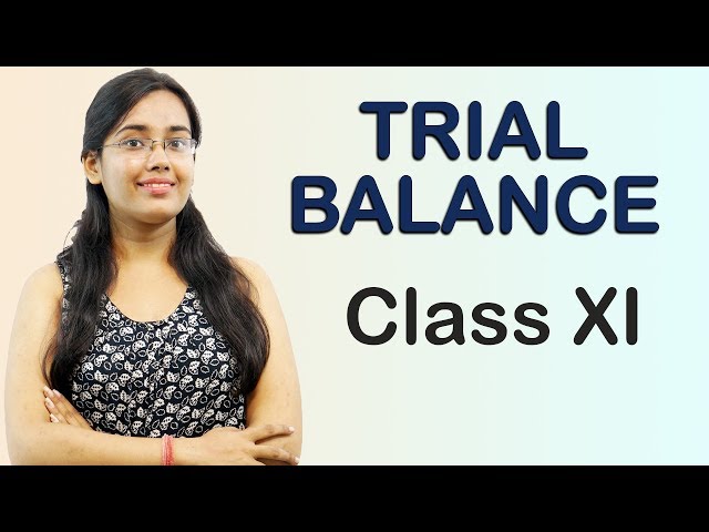 Trial Balance - Introduction (Accounts Class 11th)