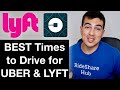 The BEST Times to Drive for LYFT & UBER in 2019!