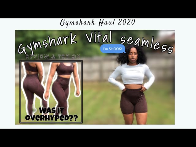 NEW GYMSHARK RELEASE  Vital Seamless Brown Marl review and try on