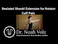 Resisted shoulder flexion for rotator cuff pain