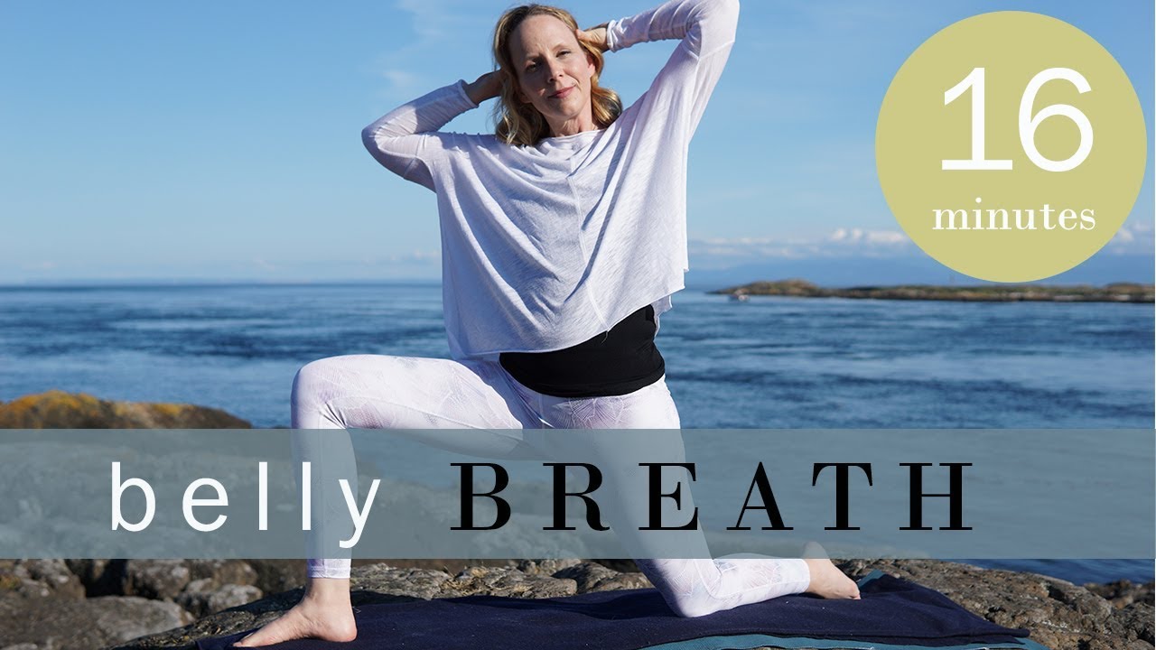 Breathing Exercise for Anxiety | Lower Belly Breathing Part 2 hatha yoga sequence pdf