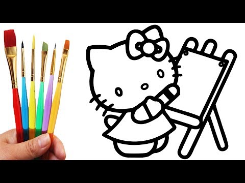 Easy How to Draw Hello Kitty Tutorial Video and Hello Kitty Coloring Page, by JINZZY - OnDemand Interaction with Live Characters