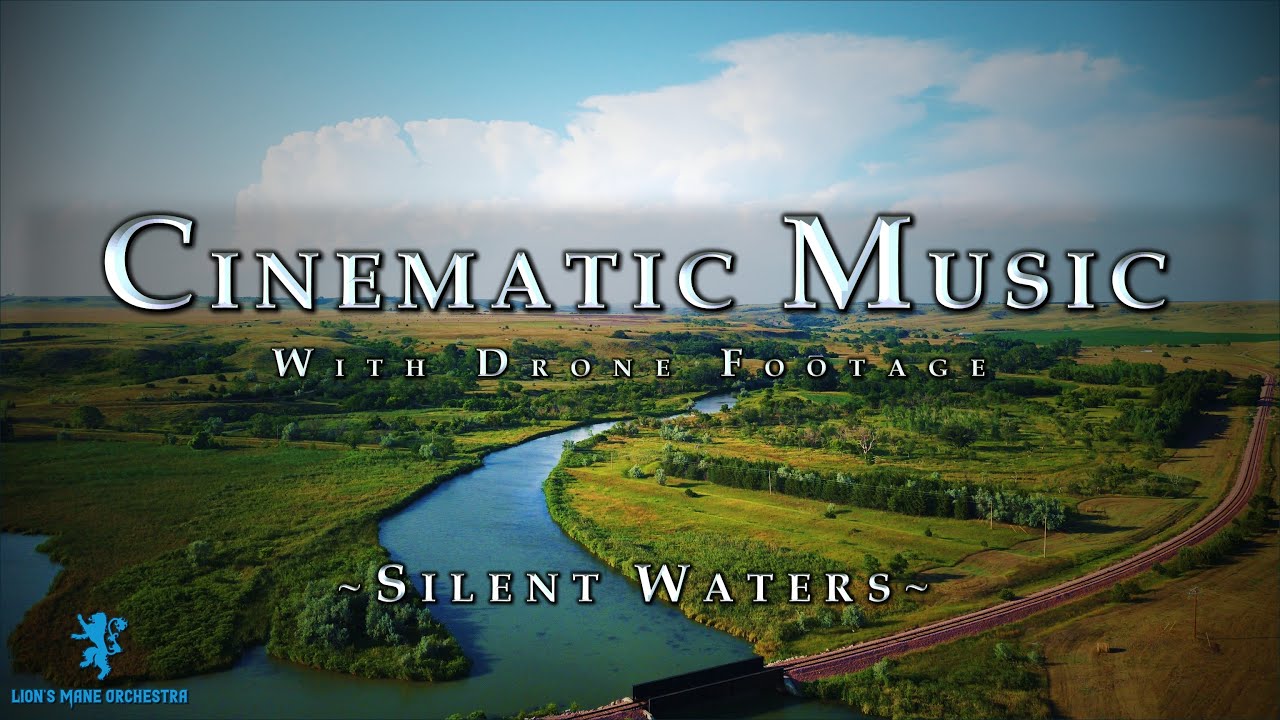 Silent Waters | Cinematic Music | Serene River Drone Footage