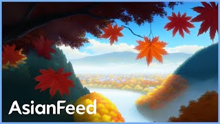 Ghibli Inspired Atmosphere - Autumn Leaves 2-Hour Relaxing Music Nature Sounds