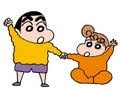 ‪クレヨンしんちゃん被災地応援メッセージ‬