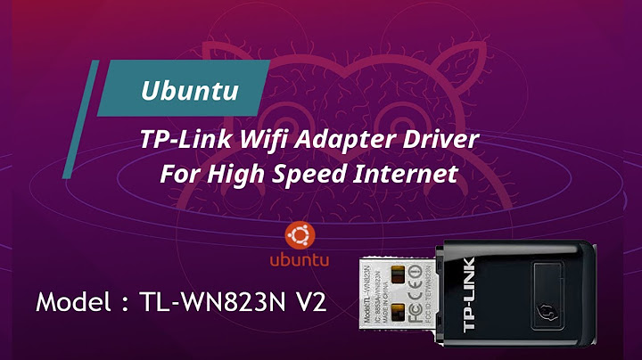 TP-LINK WiFi Dongle High Speed Driver Installation for Ubuntu Linux | TL-WN823N