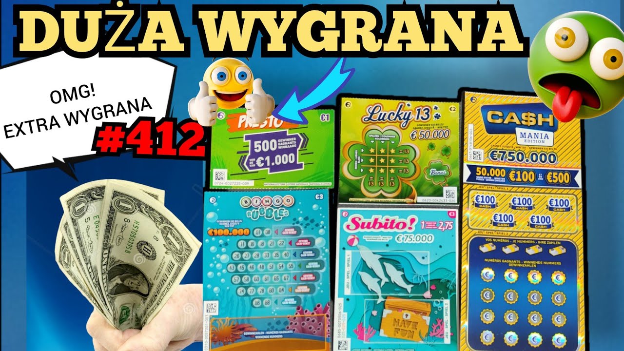 Zdrapki Lotto #412 SZOK❗ WIELKA WYGRANA W ZDRAPCE🤑Większość zdrapek wygranych❗🤑JEST FAJNA KASIORKA👌🙂