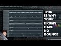 The Secret To Bouncy Drums | FL Studio Tutorial