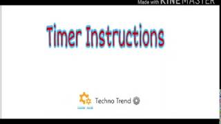 Timer Instructions | PLC Programming | Industrial Automation | Techno Trend ⚙️ |