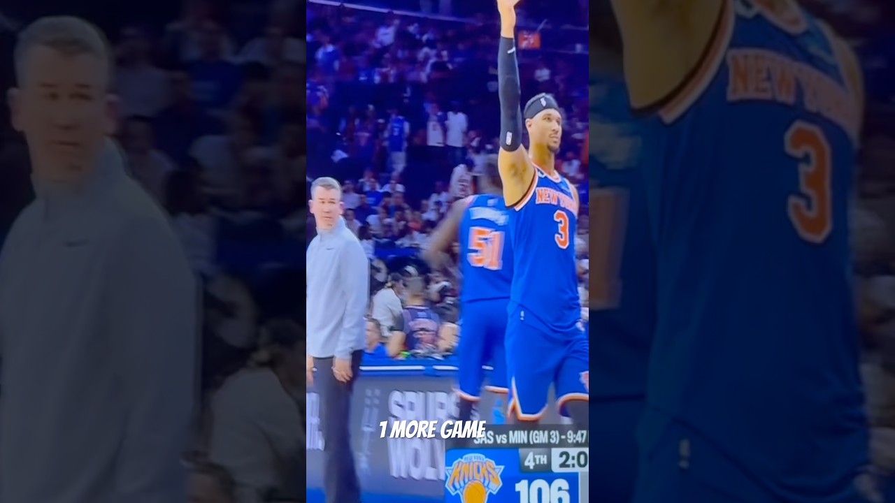 #knicks #nba #nbaplayoffs #sports #joshhart #reaction #shorts #clips #viral #win #msg