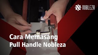 NOBLEZA Circinus Hitam 60 cm Pull Handle Gagang Tarikan Pintu Rumah