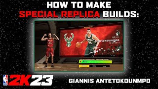 "FREAK" GIANNIS REPLICA BUILD TUTORIAL NBA 2K23!!! *RARE* NEW REPLICA BUILD