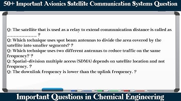 MCQ Questions Avionics Satellite Communication Systems with Answers