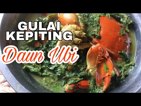 Resep Kepiting Gulai Daun Singkong