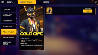 Today Login Free Gift In 2 Servers Free Fire