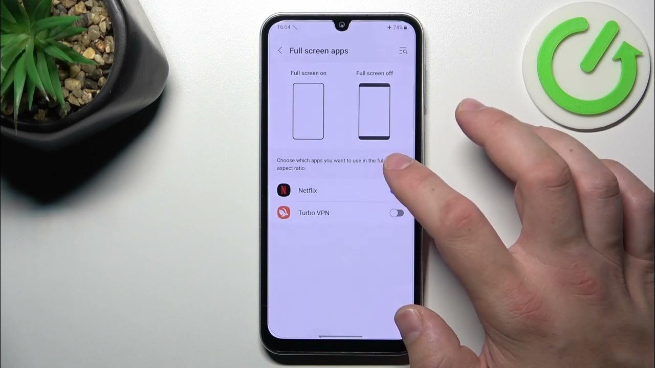 How to find display settings on samsung galaxy a05s youtube