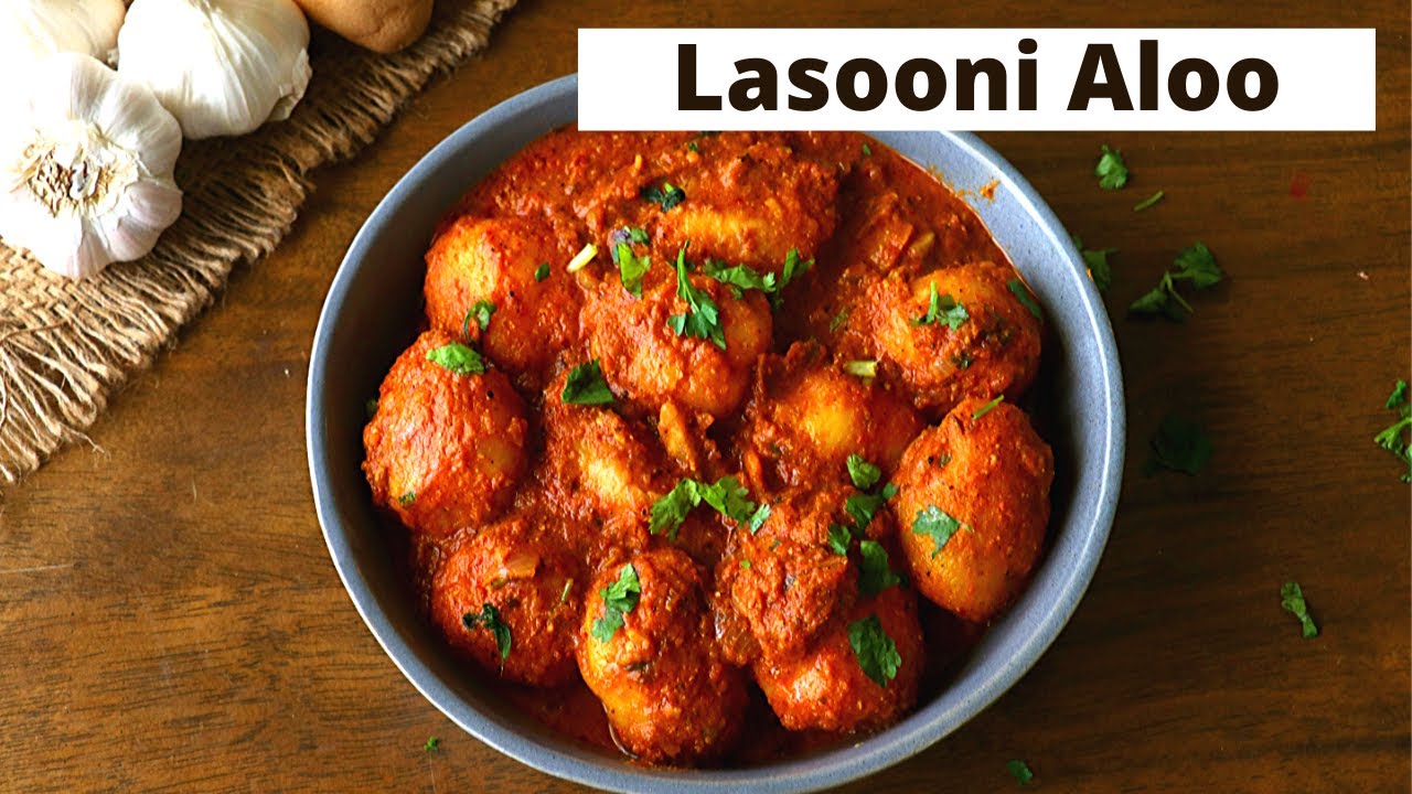 Lasooni Roti Lasooni Aloo Recipe | Lasaniya Batata | Garlic Potato Sabzi - YouTube