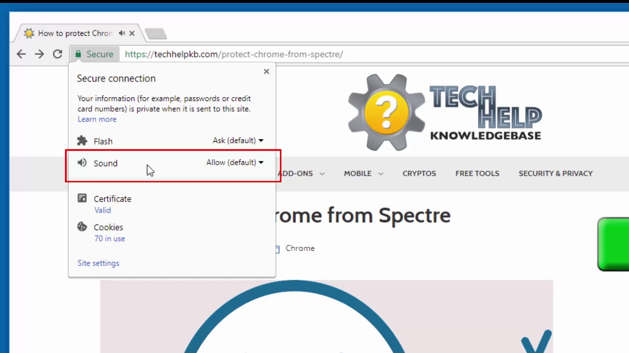 How to mute sites in Google Chrome