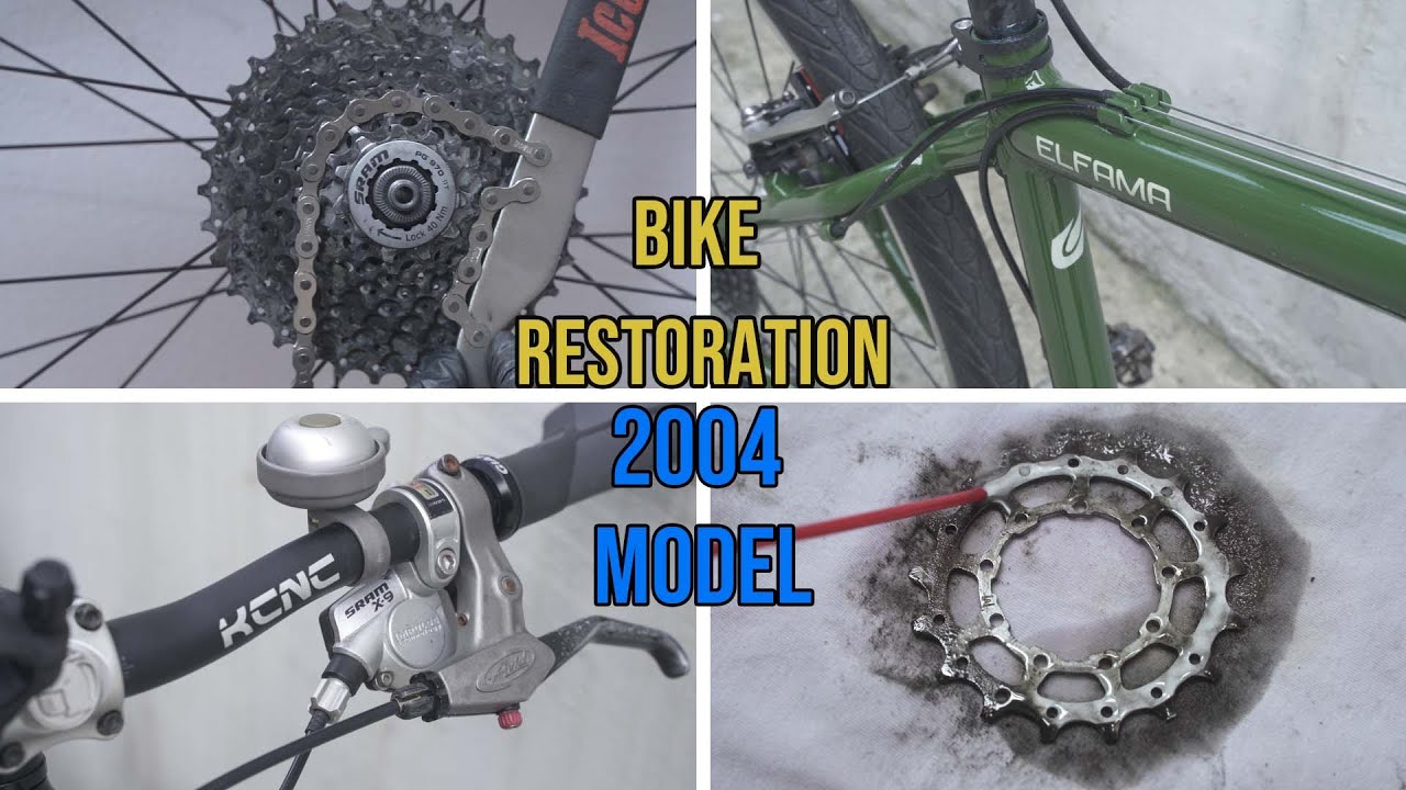 Реставрация велосипеда - горный велосипед 2004 г., ЧАСТЬ 2