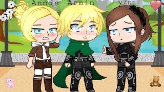 Annie vs y/n  | Armin x  y/n | Him and I | 💛❤️