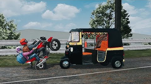 Auto rickshaw Mod In Bus Simulator Indonesia - Bussid Car Mod -  Car Games 3D - Bussid