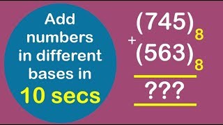 Base System : Addition of Two numbers