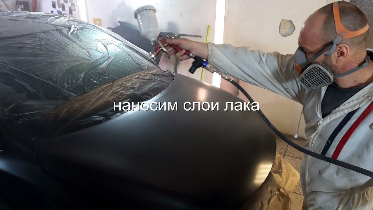 Покрасить капот из баллончика