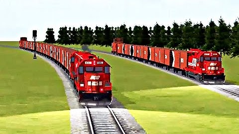 Train Sim - Port of Call Using EMD GP30C-2 - Simulasi Kereta Api