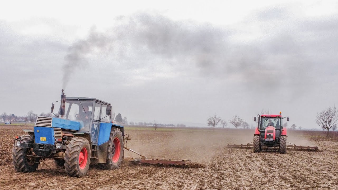 Zetor Crystal 12045 & Zetor Forterra 11741 |První Jarní předseťová příprava