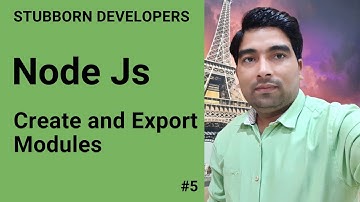 Create and Export Modules in Node Js with Express