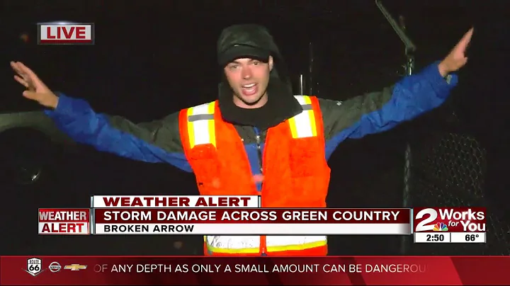 Chris DiMaria reports on potential tornado in Brok...