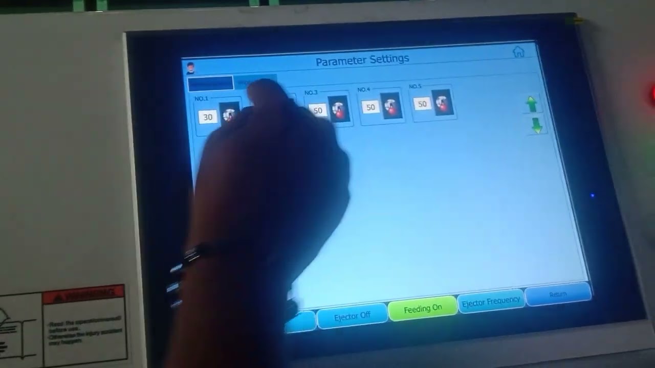 Signal settings sortex taiho Accusort best machine how to use Screen