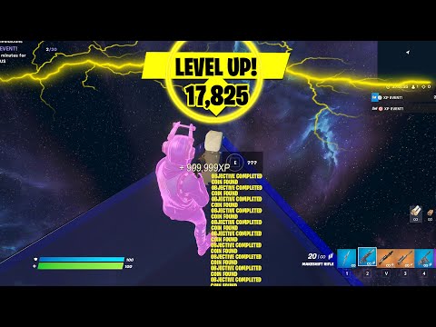 New INSANE XP GLITCH in Fortnite Chapter 3 MAP CODE (999,999 XP PER MINUTE)