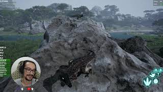 Omni caindo no bait dos mixers vs Pachy & 2 Austros | The Isle | Dino MMO 🟢 hordetesting 🟢 L107