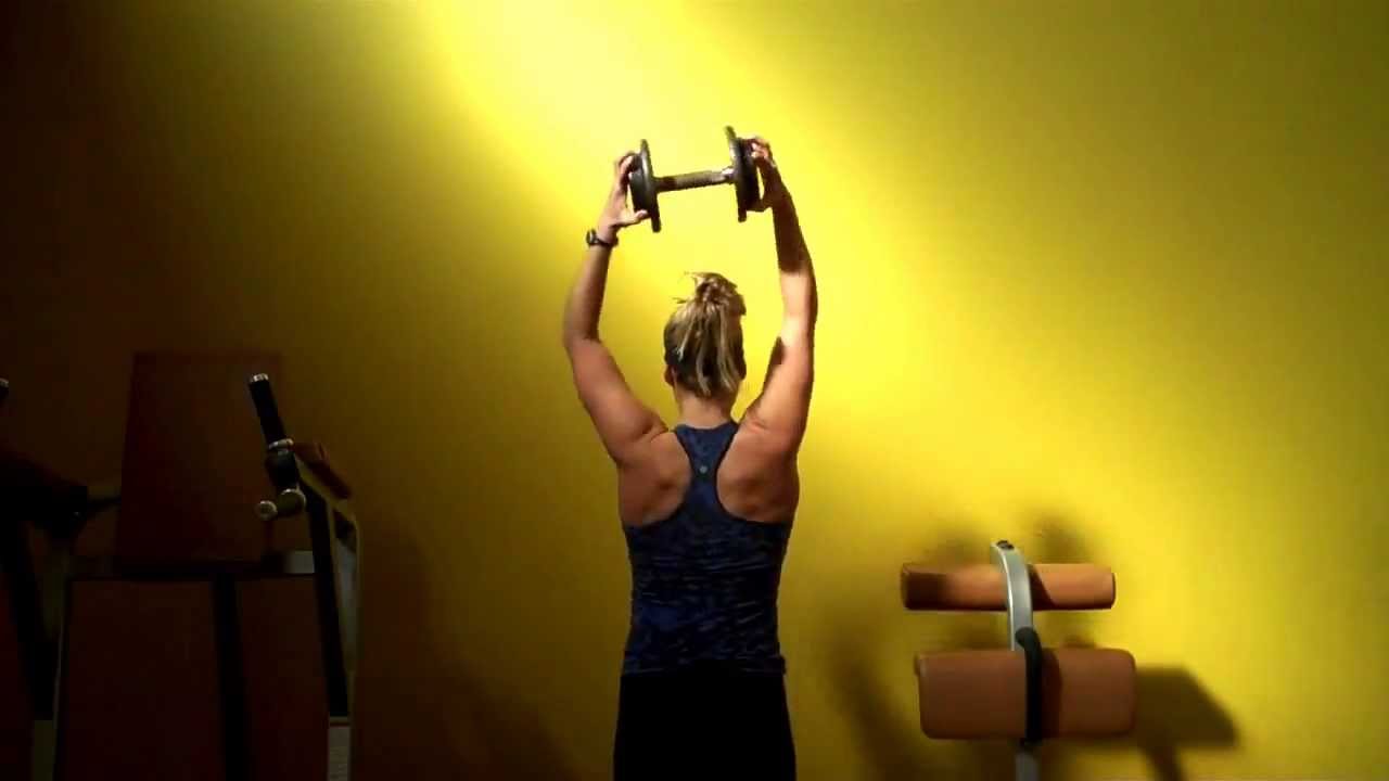 Alternating Dumbbell Overhead Press variation YouTube
