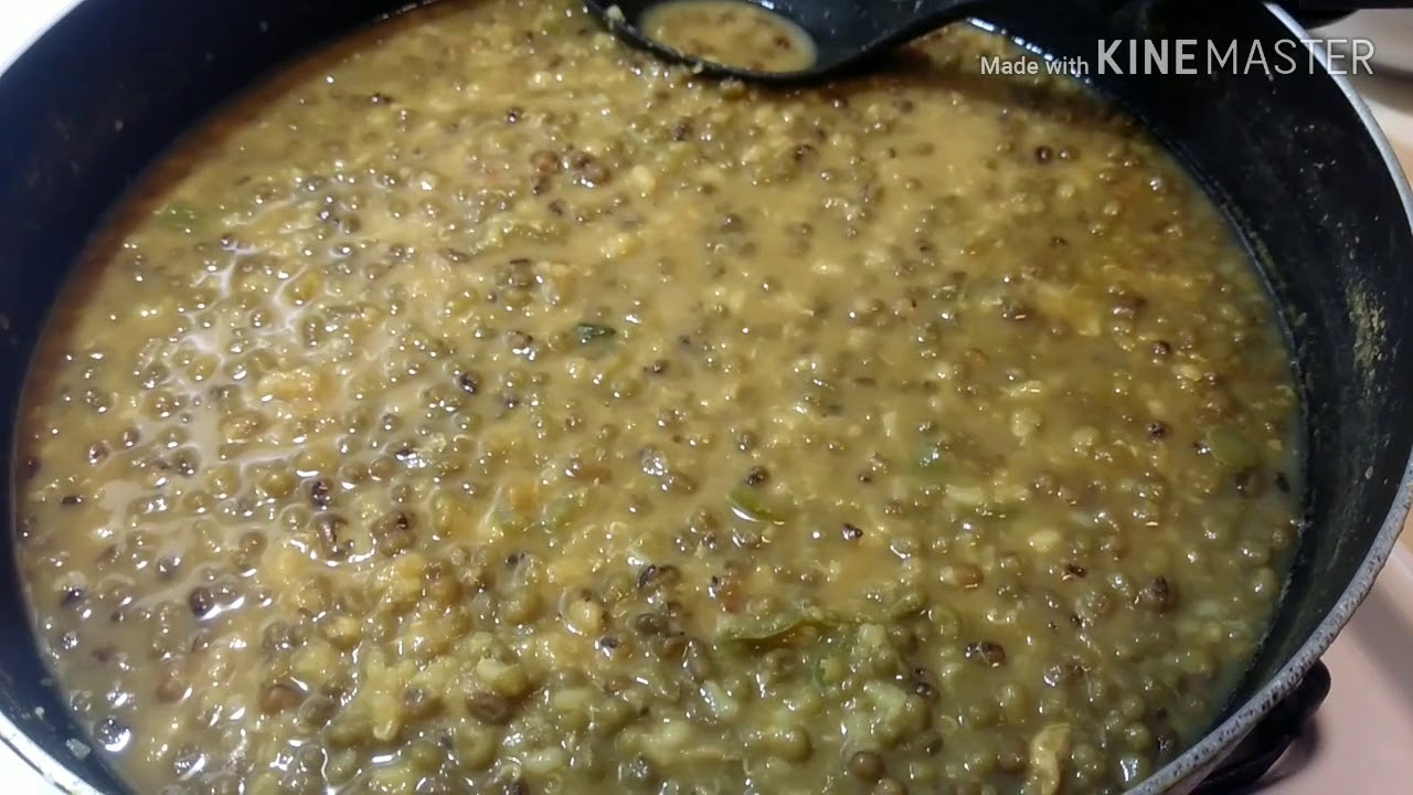 Moong Dal Recipe (Whole Green Lentils) *Urdu/Hindi* - YouTube