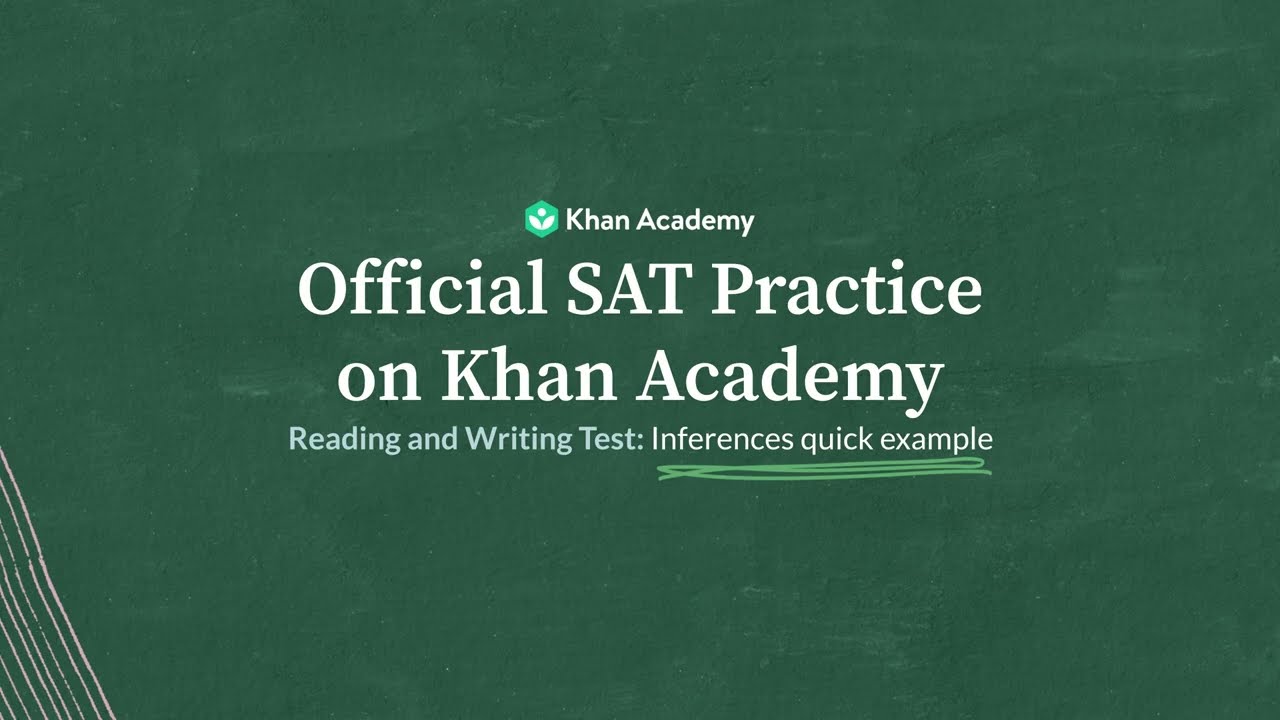 Inferences — Quick Example