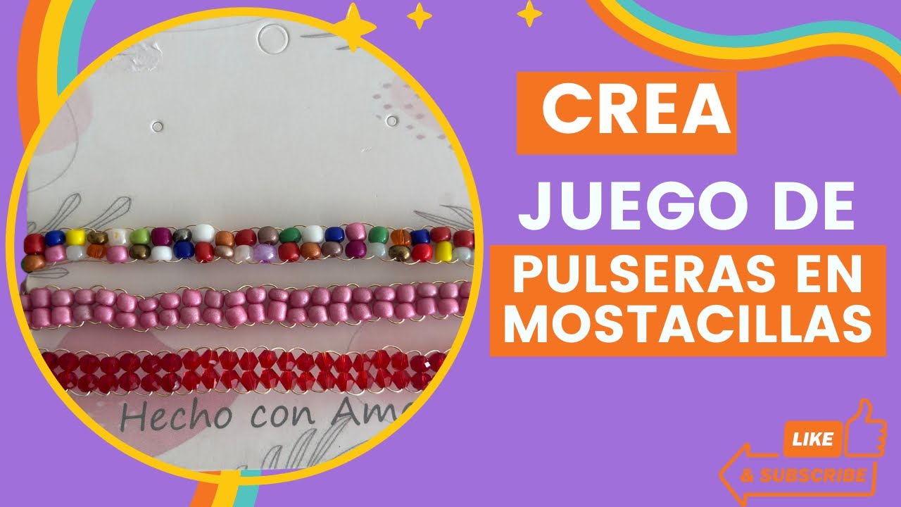 DIY Aprende a Crear Este Encantador Juego de Pulseras en Mostacillas. Hazlo Conmigo!" 💫💖📿 YouTube