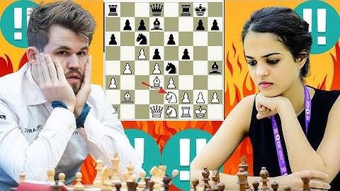 Magnus Carlsen vs Tania Sachdev Chess game 2
