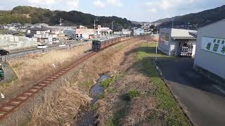 大村線 YC1系 普通列車 長崎行き　岩松駅到着