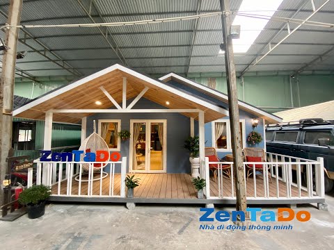 Biệt thự mini có khả năng di động đầu tiên ở Việt nam 60m2- Zentado House Vietnam