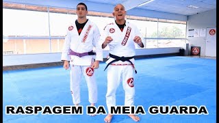 Jiu Jitsu - Raspagem da Meia Guarda