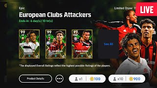 Efootball Mobile European Clubs Attackers Pack Opening#efootball #efootballlive #packopning